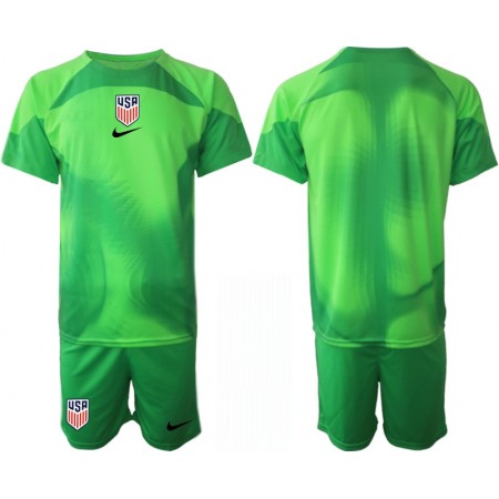 SAD Golmanski Dječji Gostujući Nogometni Dresovi World Cup 2022 SAD Golmanski Dječji Gostujući Nogometni Dresovi World Cup 2022